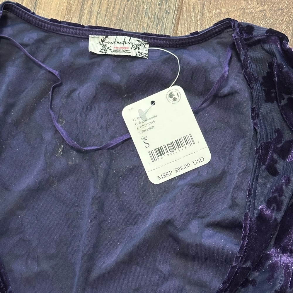 Free People Magic Hour Bodysuit Deep Sea Size Small - Picture 5 of 6